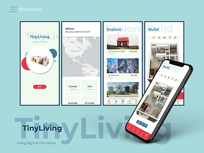 TinyLiving Mobile App Design