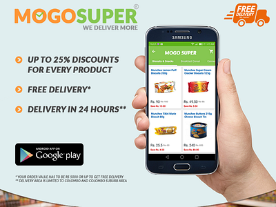Mogo Super Grocery Delivery App