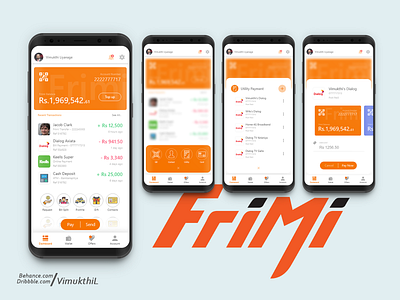 Frimi Mobile Wallet App Redesign Concept