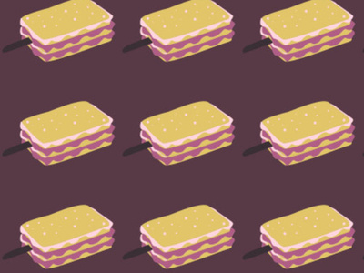 ice cream sandwich illustration