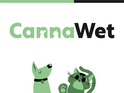 CannaWet - logo for hemp brand