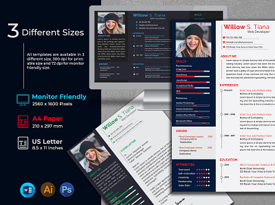 Clean Professional Creative and Modern Resume cover cover letter cover letter template cv cv design cv doc cv template cv word resume resume builder resume bundle resume clean resume cv resume design resume template resume template word resume templates resume with cover resume with photo resume word