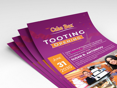 FLYER A4 – FOR CAKE SHOP