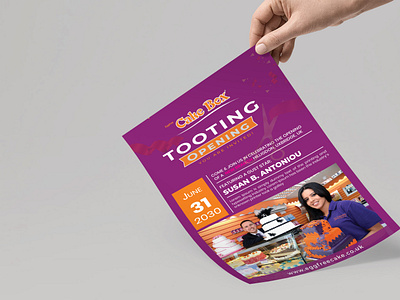 FLYER A4 advertising brochure branding brochure clean creative design flat flyer flyer design flyer template graphic design homepage illustration typography vector