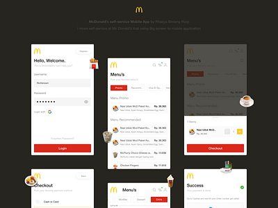 McDonald's self-servie Application