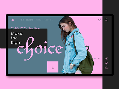 Choice branding design ui ux web website