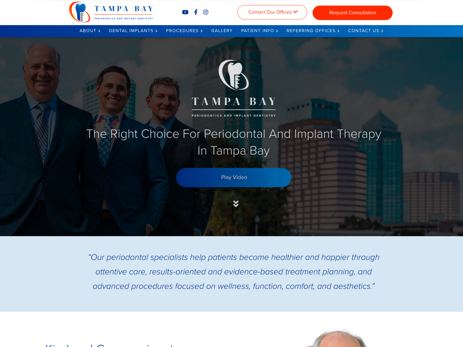 Tampa Bay Periodontics & Implant Dentistry By Justin Huynh On Dribbble