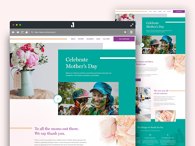 2019 Weekly Design #19/52 design mothers day ui uidesign uipractice web website