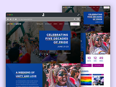 2019 Weekly Design #23/52 adobe xd design event gay pride pride pride month ui uidesign uipractice web website