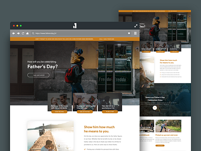 2019 Weekly Design #24/52 adobe xd design father fathers day holiday ui uidesign uipractice web website