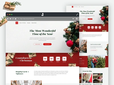 2019 Weekly Design #51/52 adobe xd christmas design holiday santa santa claus ui uidesign uipractice web website winter xmas