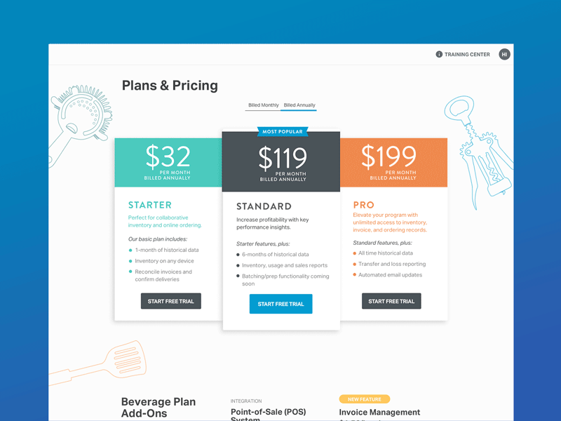 Pricing Page branding design pricing page pricing plan web