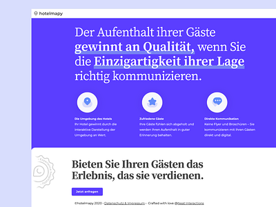 Hotelmapy cta illustration productdesign ui webdesign