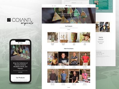 Cosanti Originals - Website Redesign & Build