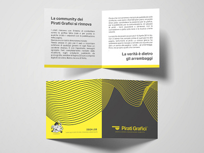 Pirati Grafici - Brochure Square brand brand design branding design graphic design logo logo design rebranding