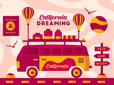 California Dreaming california california dreaming van