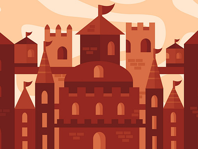 Castle castle illustration
