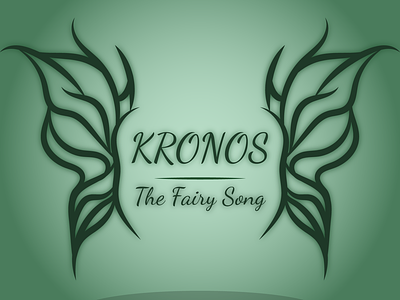 The Fairy Song cover cover design design designer logo graphic graphic deisgn graphic designer illustration logo logodesign logotype typography wings
