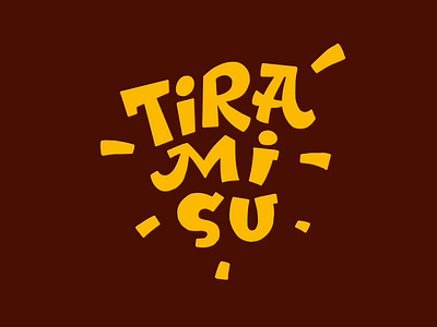 Tira mi su logo branding design flat lettering logo type typography vector
