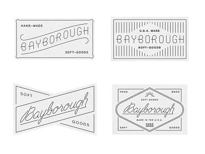 Label Roughs clothing fashion garment label labels logo naive script textiles type