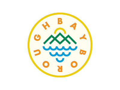 Bayborough badge logo nature patch round