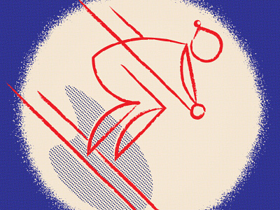Skier illustration