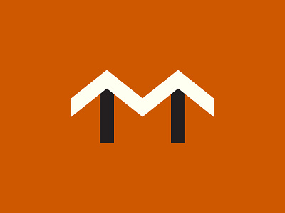 'M' building logo m symbol