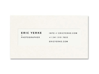 Card Comp black business card card print simple white