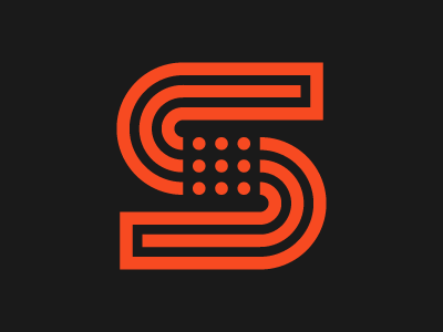 S corporate logo mark s