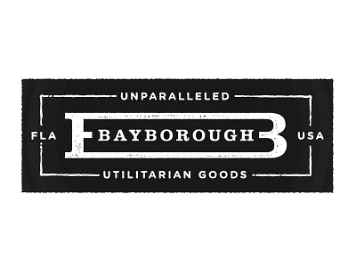 Bayborough label logo type