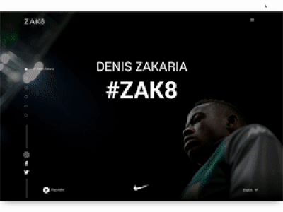 Zakaria personal page animation