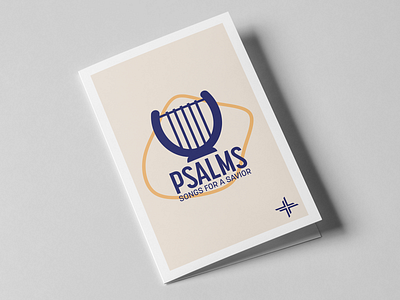 Psalms Bulletin Cover 2d art clean design geometric graphic design logo minimal simple vector