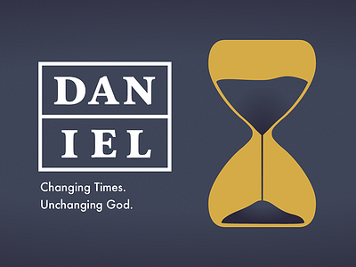 Daniel: Changing Times. Unchanging God. 2d art artwork blue daniel geometric graphic design illustrator sermon