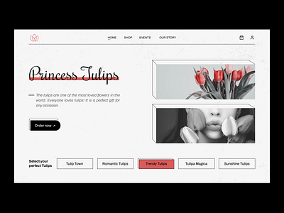 Florist and Flower Shop Landing Page