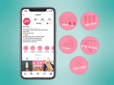 Instagram Story Icons adobe illustrator brand identity brand identity designer brand strategy branding branding design design food and beverage illustration marketing collateral