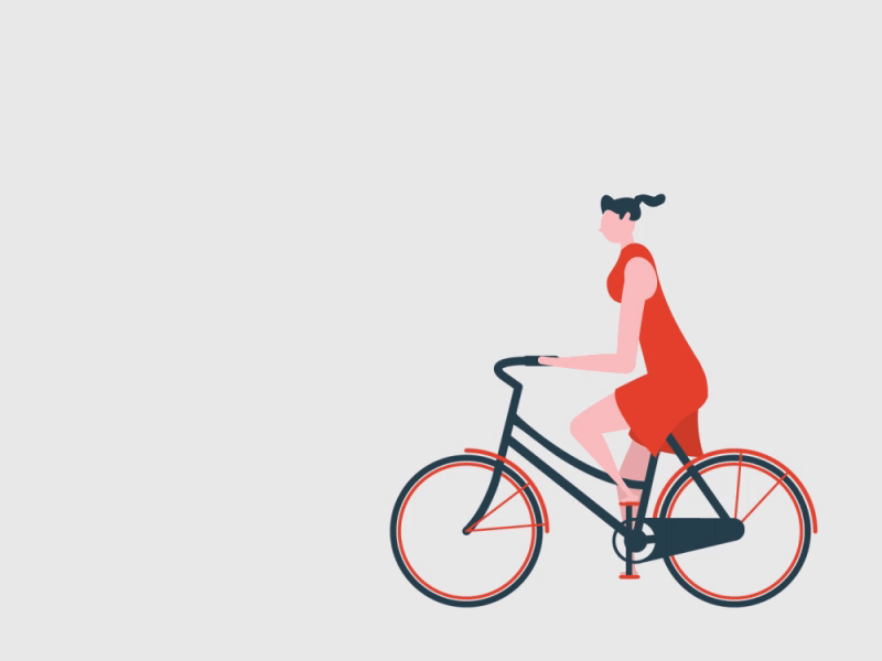Bike booster animaiton bicycle bike biking character animation cycling gif animation girl mario motion graphics