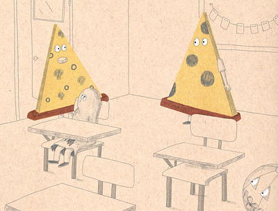 Pizza Slice Chronicles part 3 childrens book childrens book illustration childrens illustration drawing illustration procreate scbwi