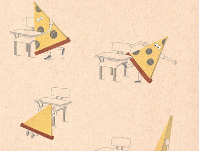 Pizza Slice Chronicles part 2 childrens book childrens book illustration childrens illustration drawing illustration procreate scbwi