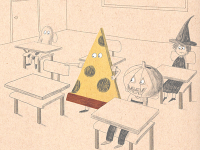 Pizza Slice Chronicles part 1 childrens book childrens book illustration childrens illustration drawing illustration procreate scbwi
