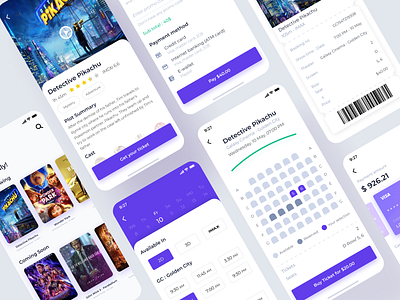 Movie Ticket Booking App Concept