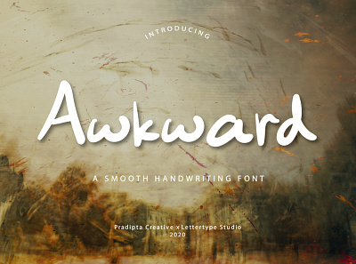 Awkward Handwriting Typeface animation app art branding design flat graphic design icon illustration illustrator logo minimal typography ui ux vector web website