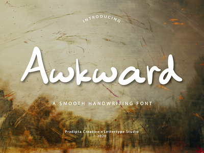 Awkward Handwriting Typeface