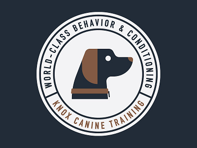 Dog Training Mark badge branding dog dog training illustration