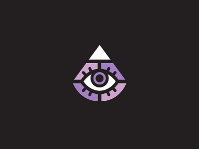 Stained Glass Eye eye eyeball icon pyramid teardrop