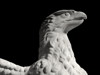 Statue of an eagle