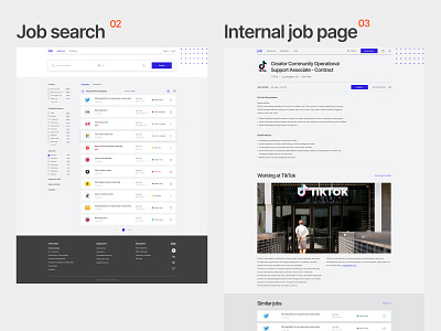 inner pages concept design job web site