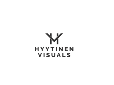 Hyytinen Visuals Logo art brand branding clean design flat identity illustration logo minimal type vector web website