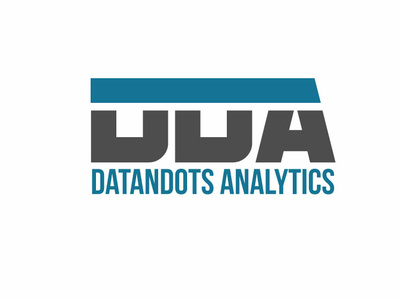 Datandots Analytics brand branding design flat illustration logo minimal vector website