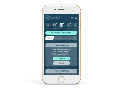 Pacific Physical Therapy - Mobile Mockup