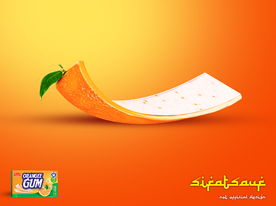 Orange Gum Manipulation bangladesh compositing design manipulation photoshop sifatsauf